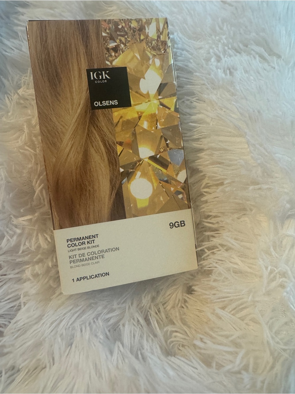 IGK 9GB Light Beige Blonde Permanent Hair Color - 9GB
